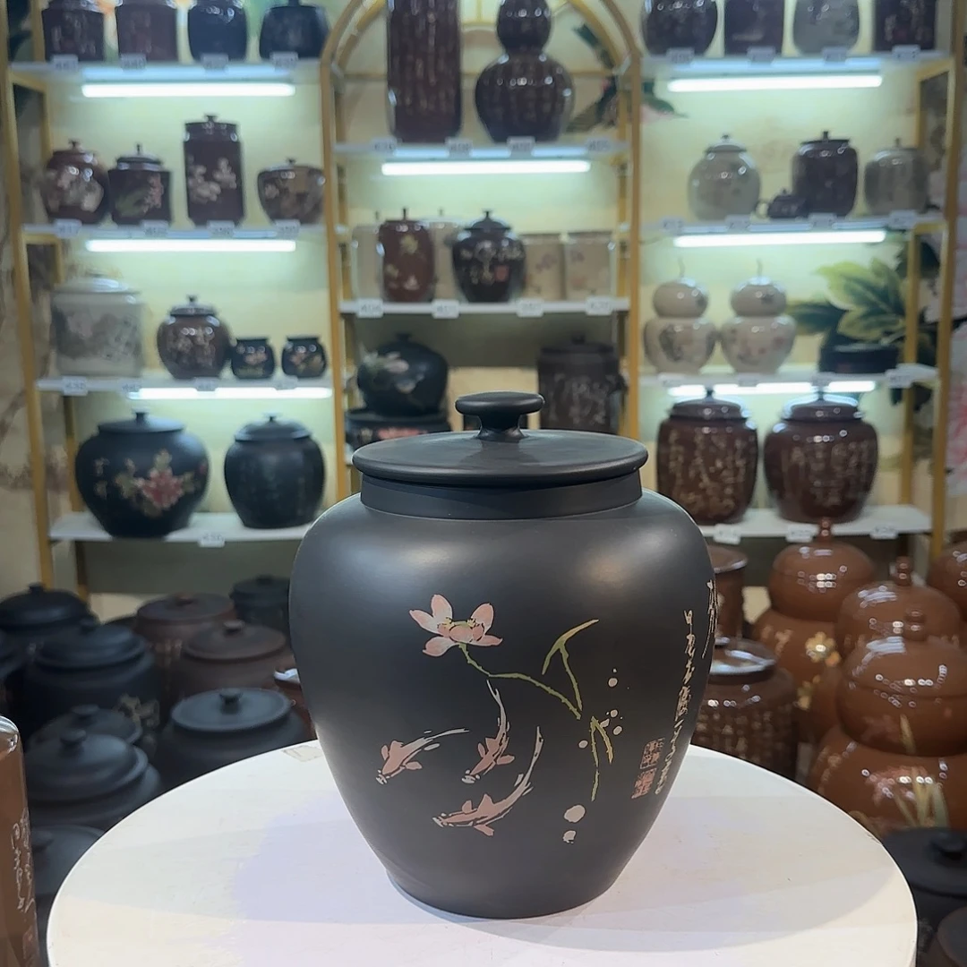 缸014建水紫陶500克