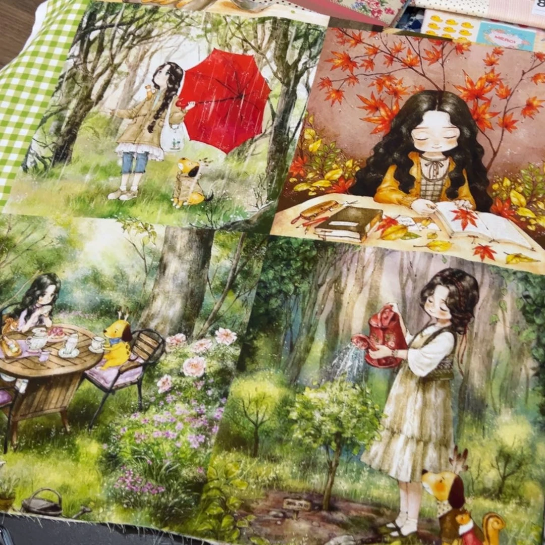 棉福袋0.98米价纯棉平布1.1宽果子绿