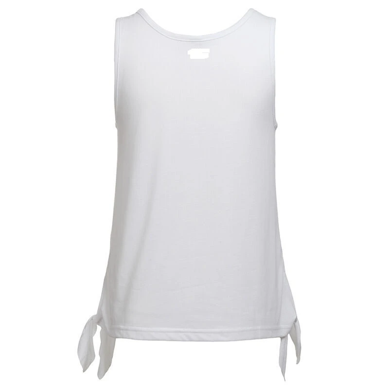 新款下摆格纹抽绳女士背心-10-1