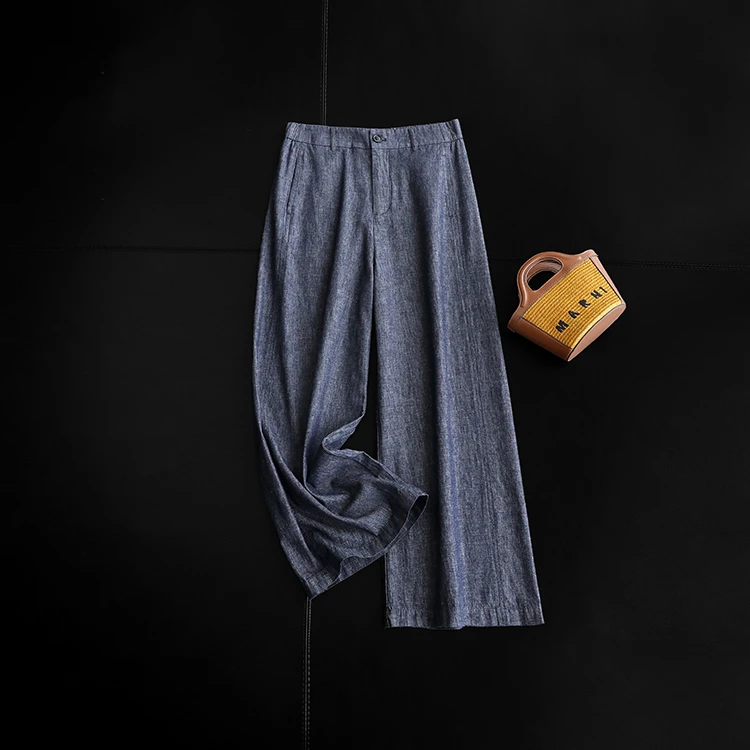 小个子夏季本命裤！ 显瘦显腿直宽松九分直筒牛仔裤女