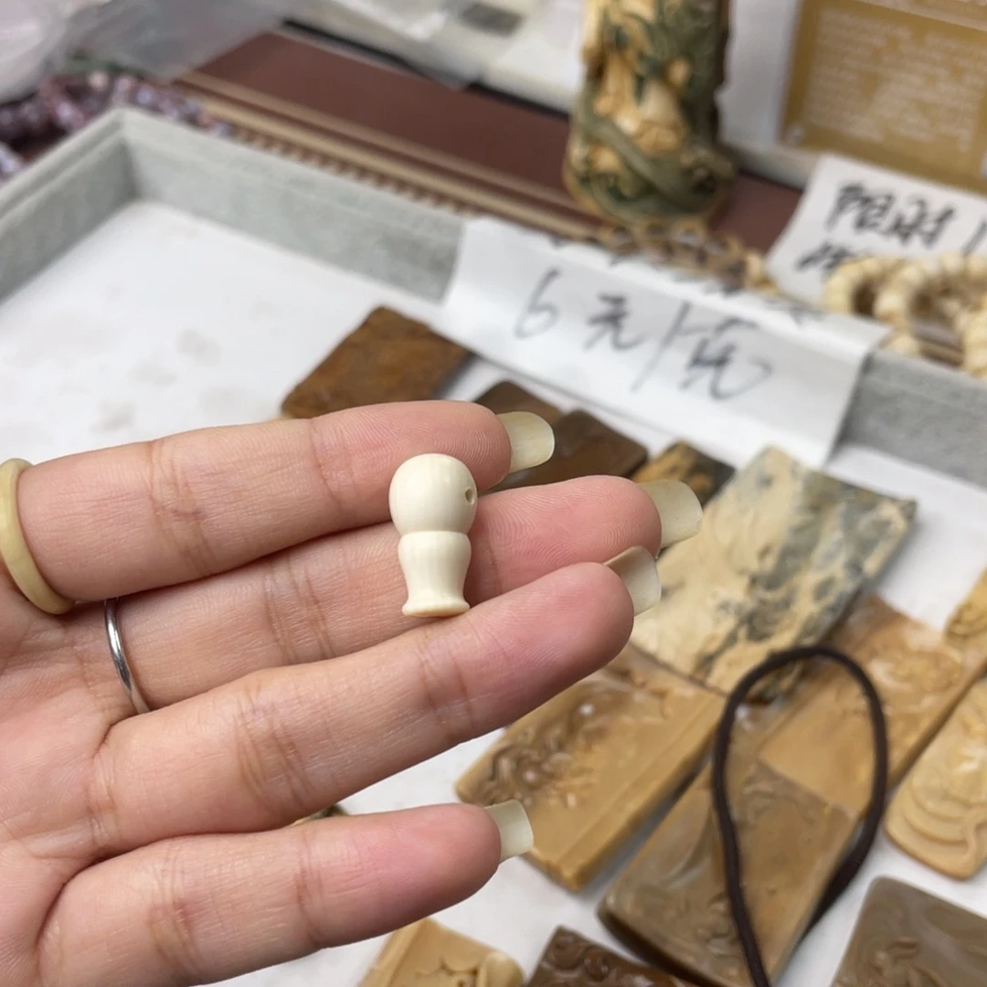 猛犸象牙手串/手链/手镯卡10葫芦三通