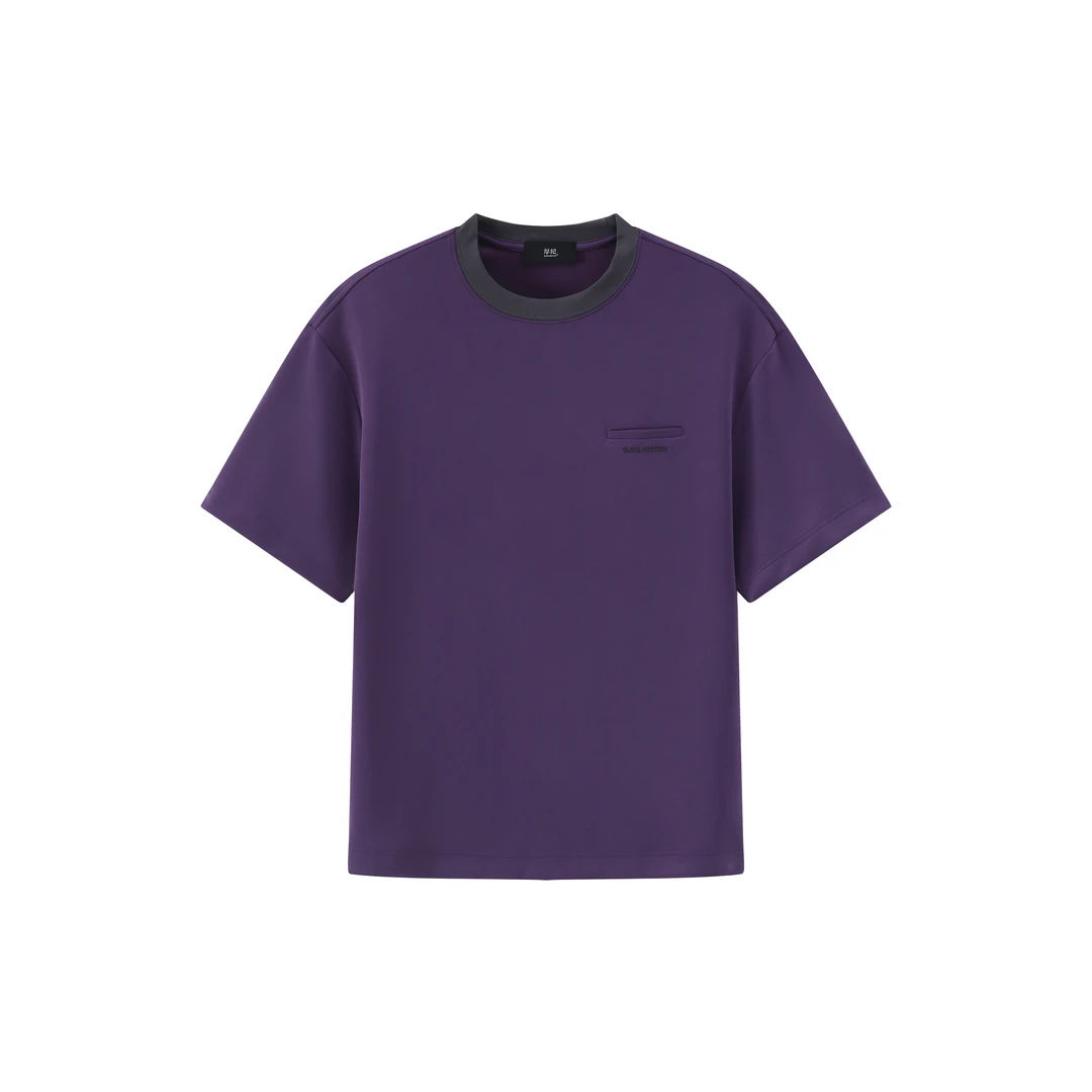 【BlackMystery】浮光缎  奥地利莫代尔柔软微绒顺滑亲肤感T恤 7100