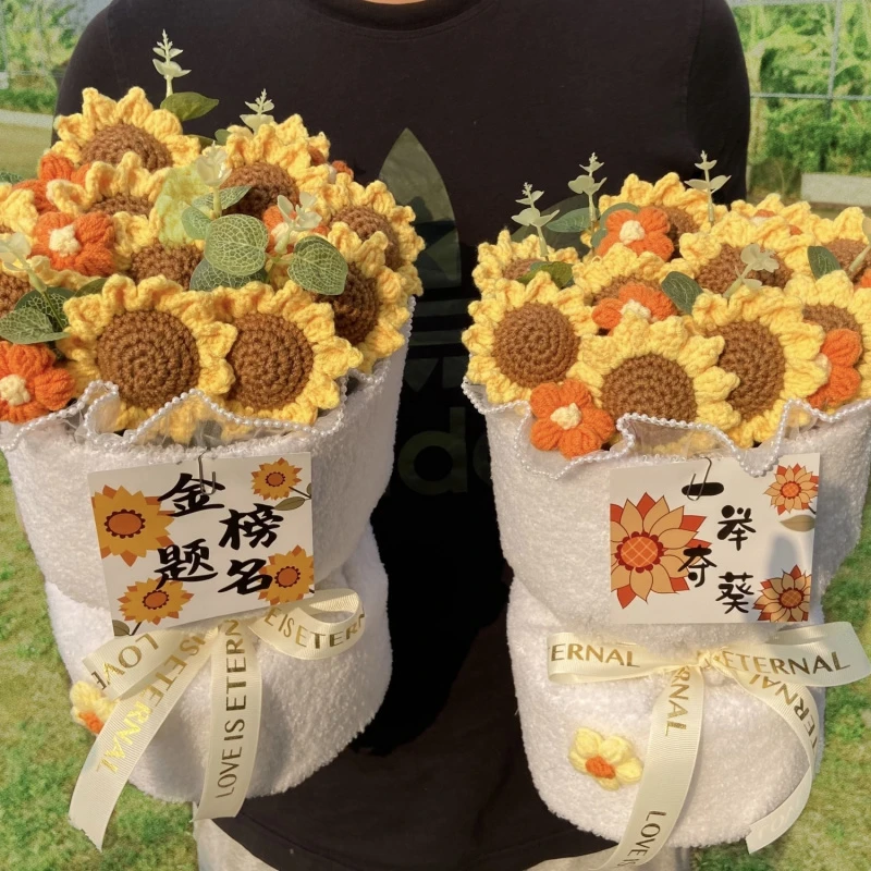 中高考励志加油礼物送男女学生孩子一举夺魁向日葵花束18岁成人礼