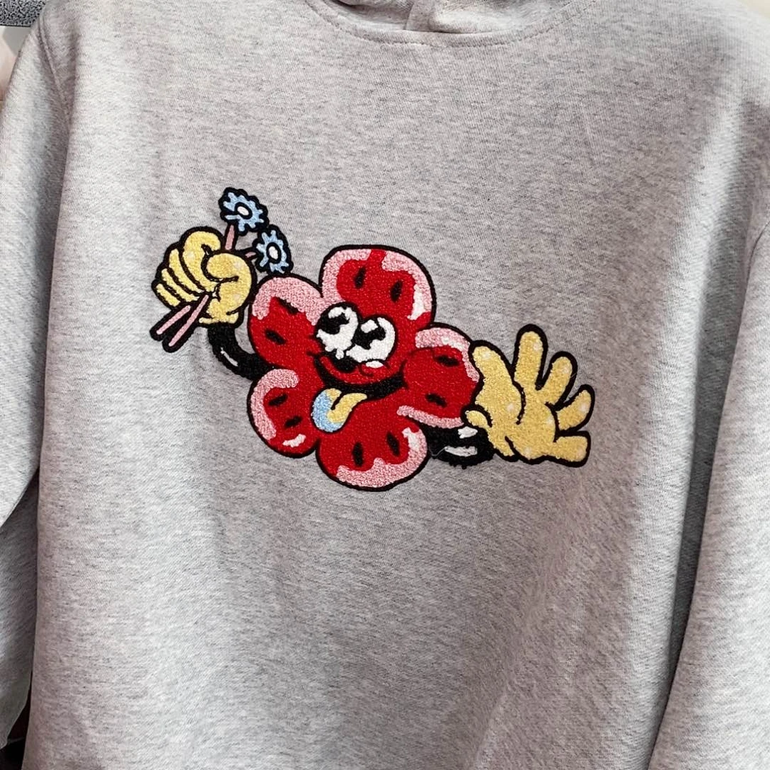 灰色太阳花卫衣160码
