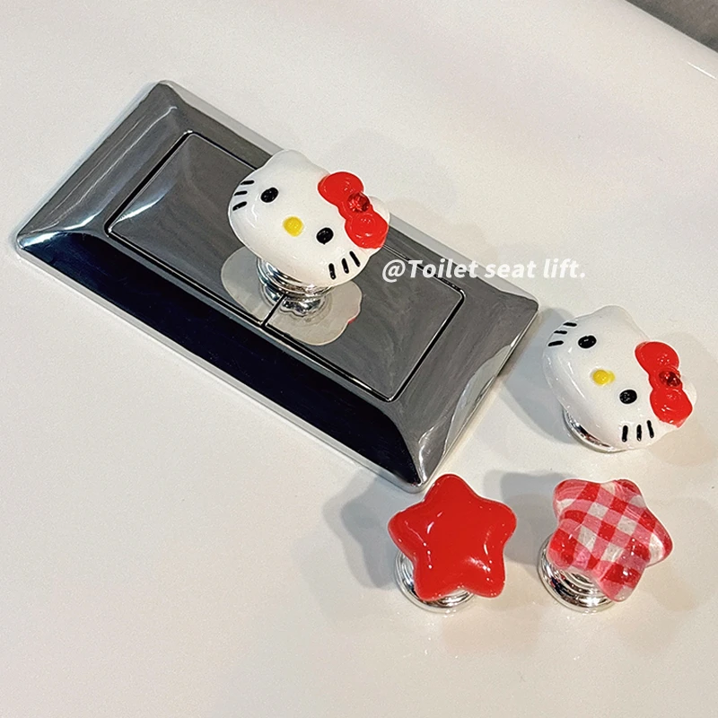 可爱马桶按压器按钮长指甲辅助神器按键马桶提盖器掀开器不脏手