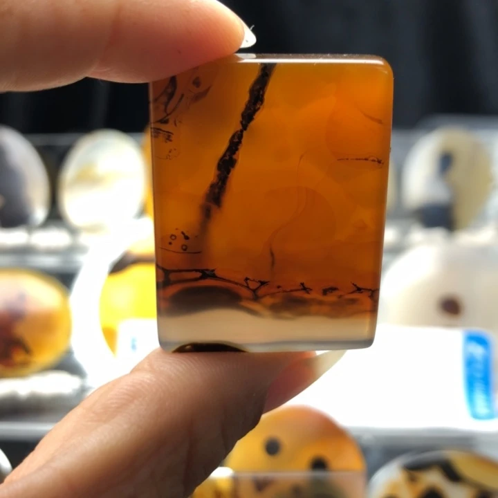 合金玛瑙/玉髓珠宝奇石139有瑕