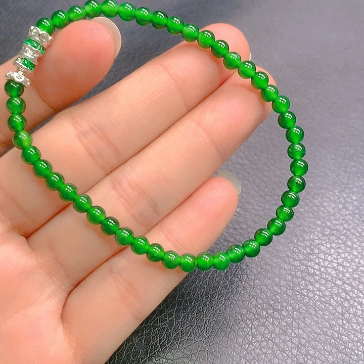 翡翠未镶嵌吊坠(不含链)手串4