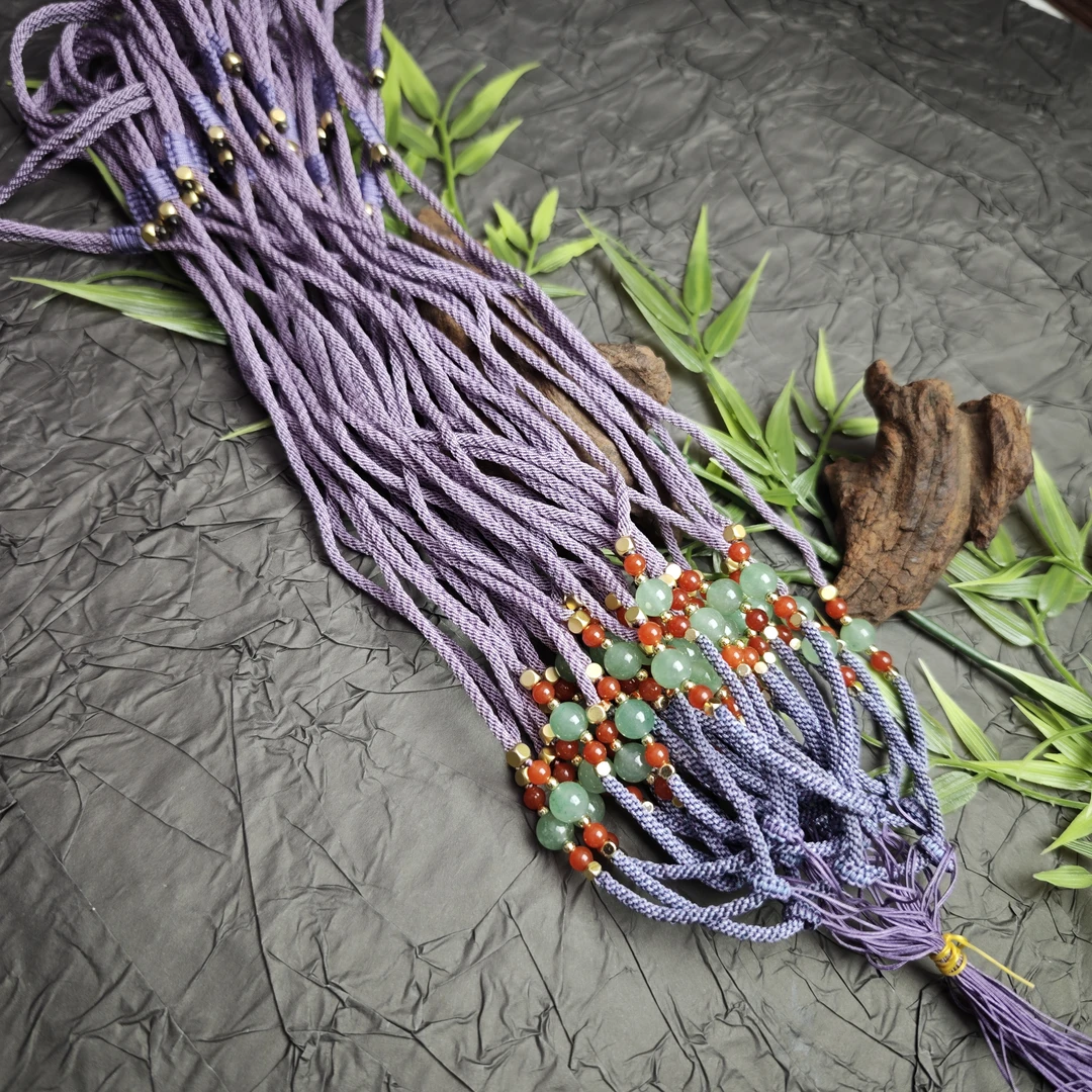 【蜜语】玛瑙配饰吊坠项链编绳（多样性发其一）