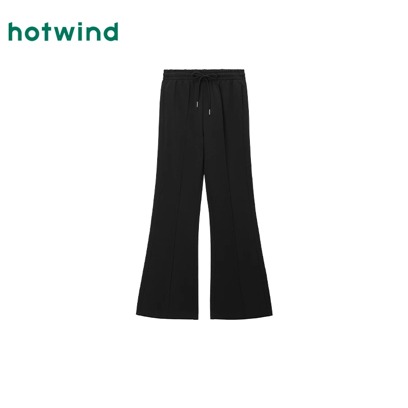 热风2025年春季新款女士舒适微喇卫裤F28W25108