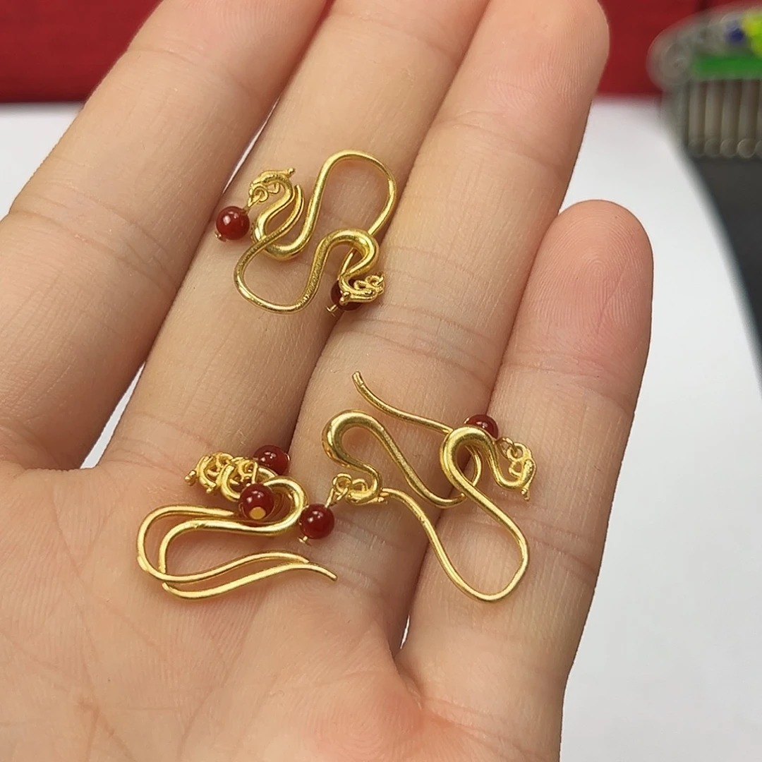 无925银凤凰耳钩11