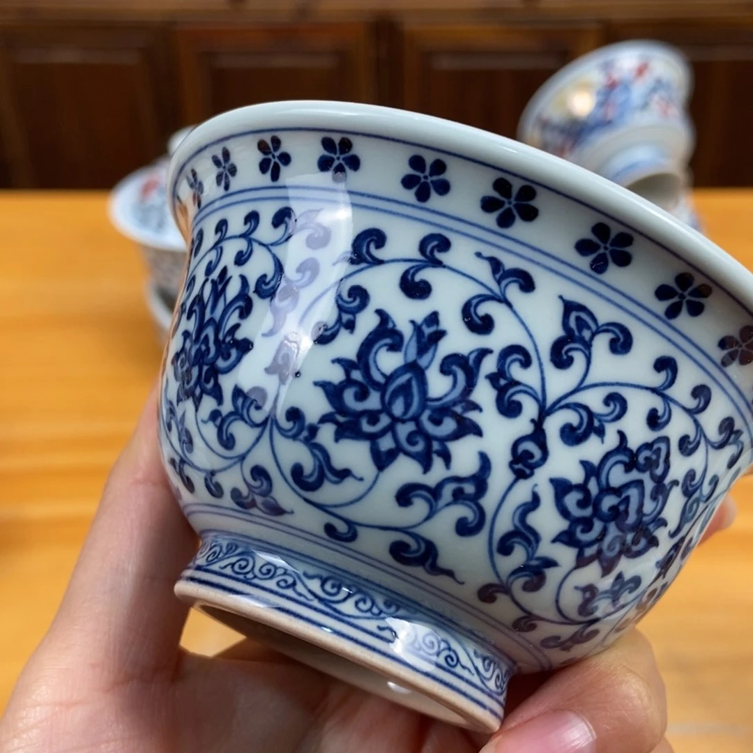 手绘现代茶具非古董
