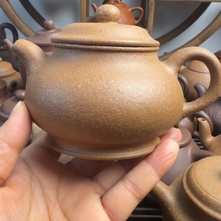 茶壶紫砂240cc潘壶梨皮段泥