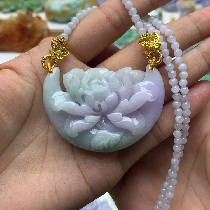 颈饰未镶嵌翡翠翡翠
