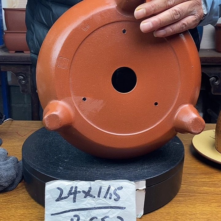 紫砂花盆货号一只SS2