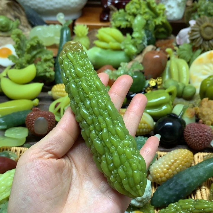 未镶嵌蛇纹石玉手把