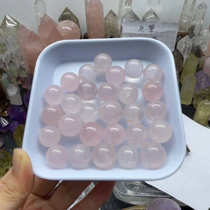 发饰未镶嵌水晶张*粉水球27