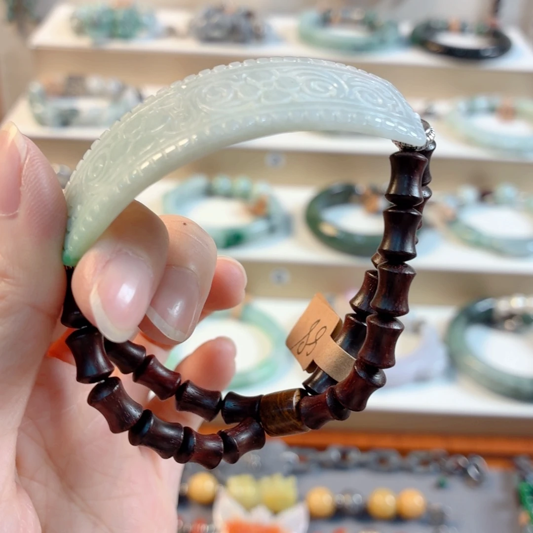 翡翠未镶嵌手链手串