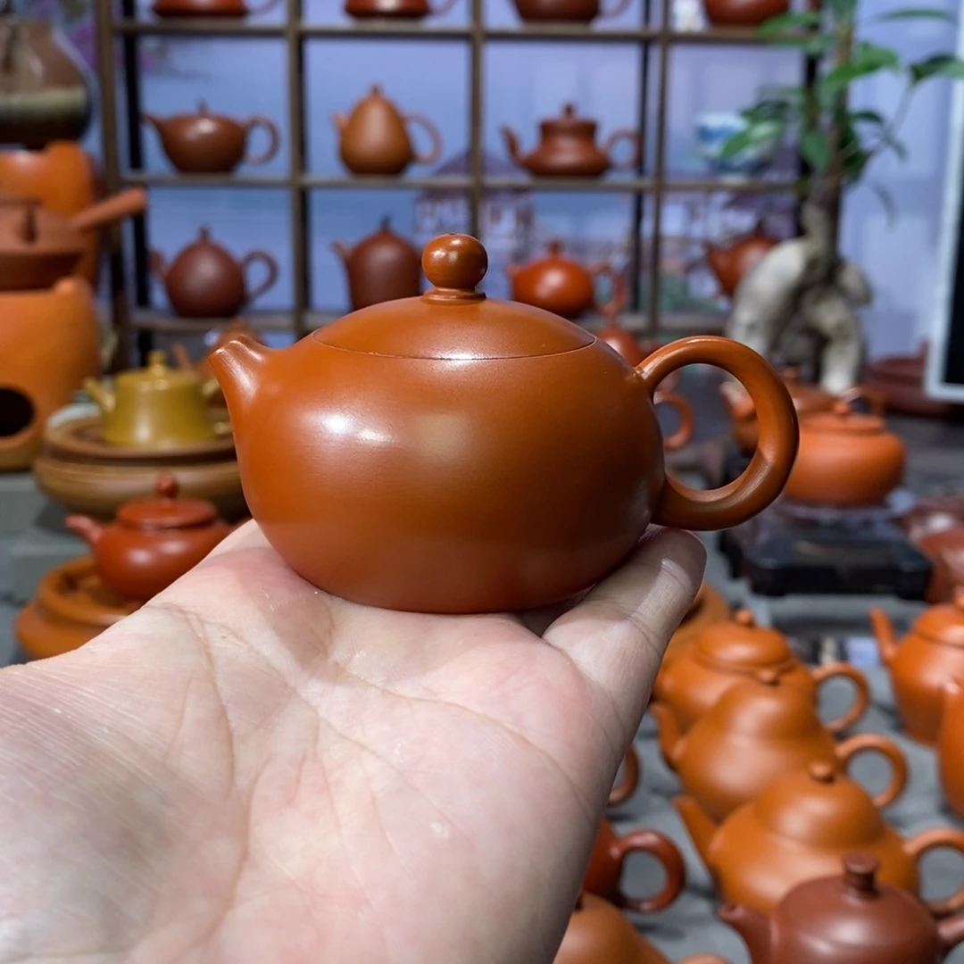 朱泥茶壶吴炫杰朱泥小西施壶70cc