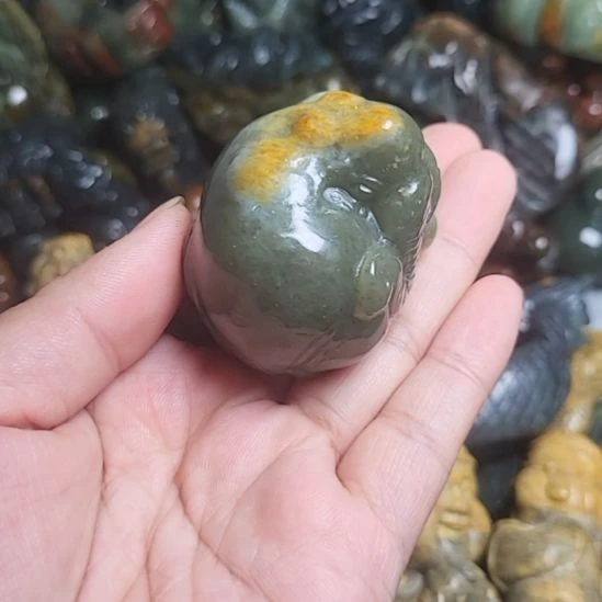 岫岩河磨玉（透闪石质玉）未镶嵌挂件