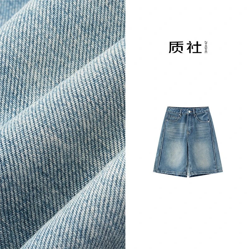 原创设计夏季经典百搭无弹莱赛尔牛仔中裤XH007