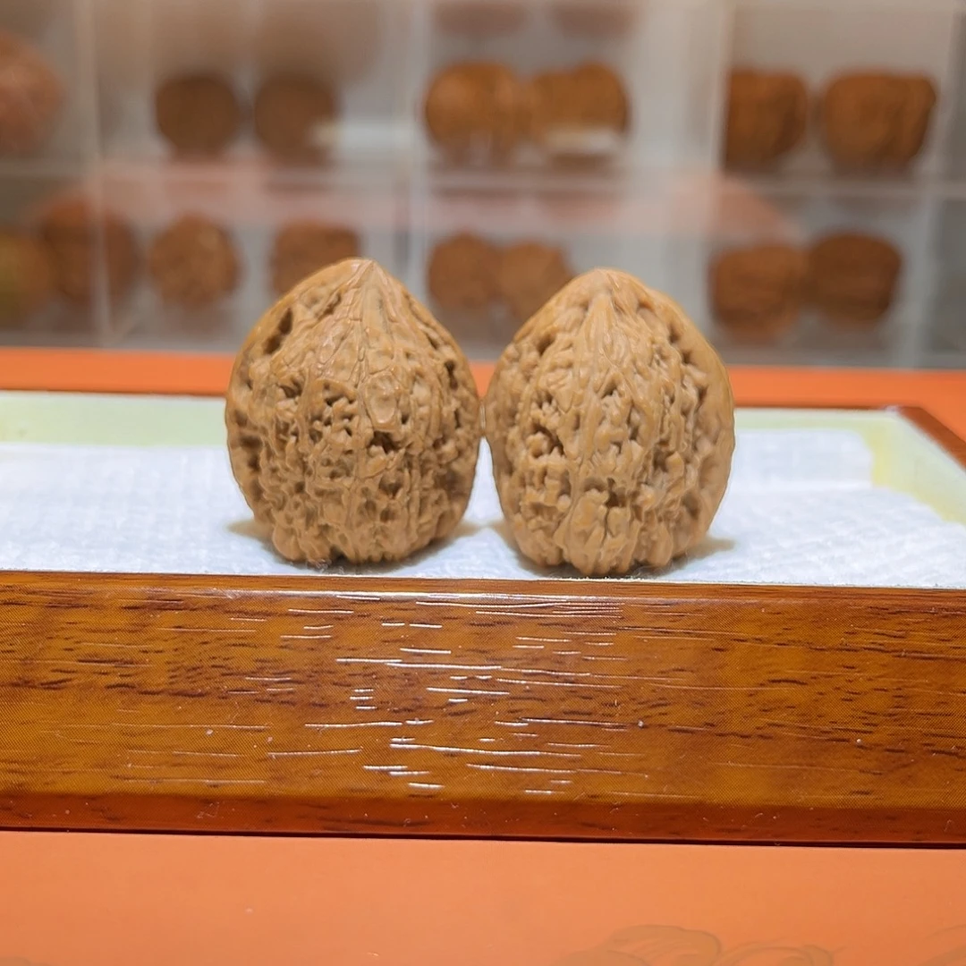 吊坠文玩核桃33.5全品对歪小南疆石