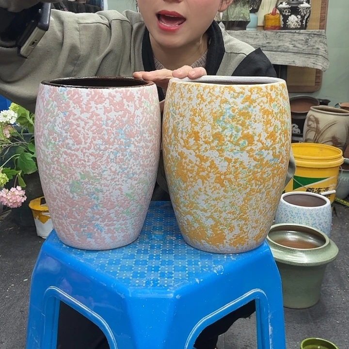 16×24 -粗陶花盆有孔-买买买