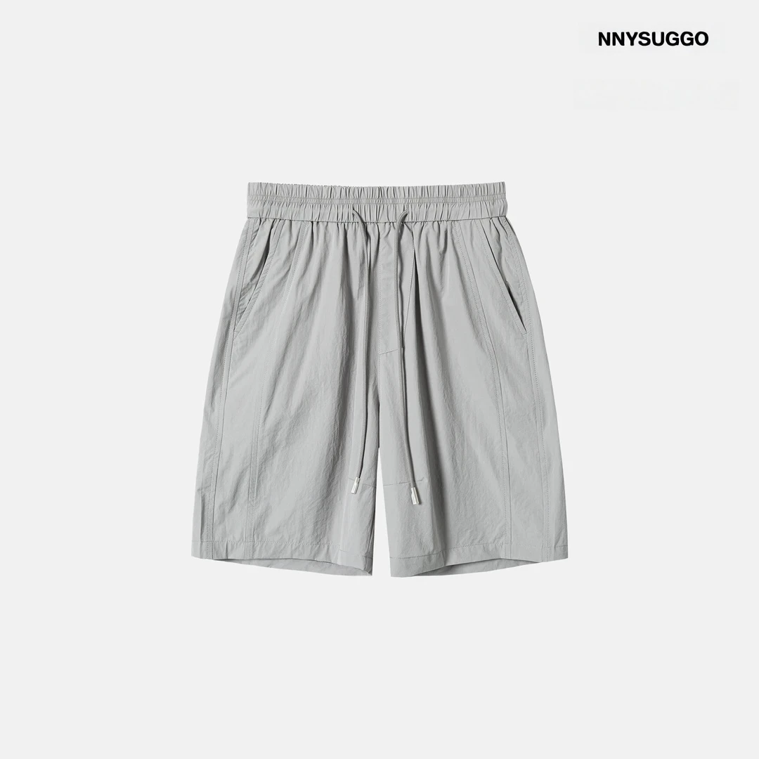 NNYSUGGO【礼遇】夏季时尚户外轻薄凉感速干抽绳男士短裤休闲五分裤