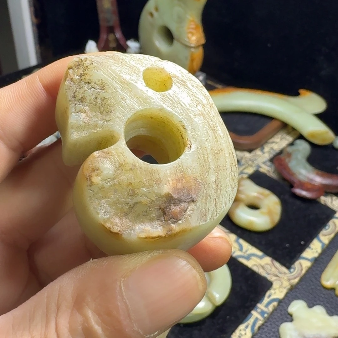 一***雨玉玉摆件猪笼器型