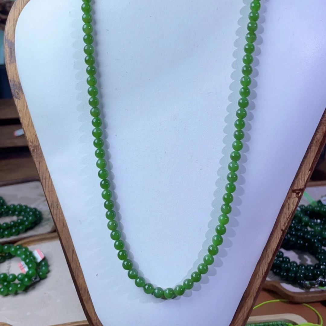 和田玉（碧玉）未镶嵌颈饰6