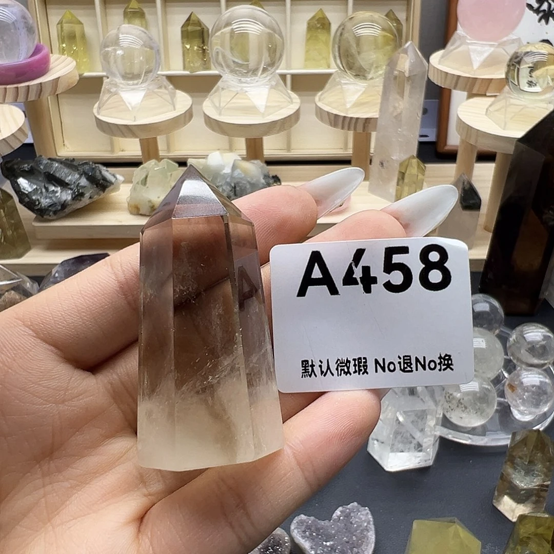 晦***.水晶天然水晶半成品未镶嵌微瑕