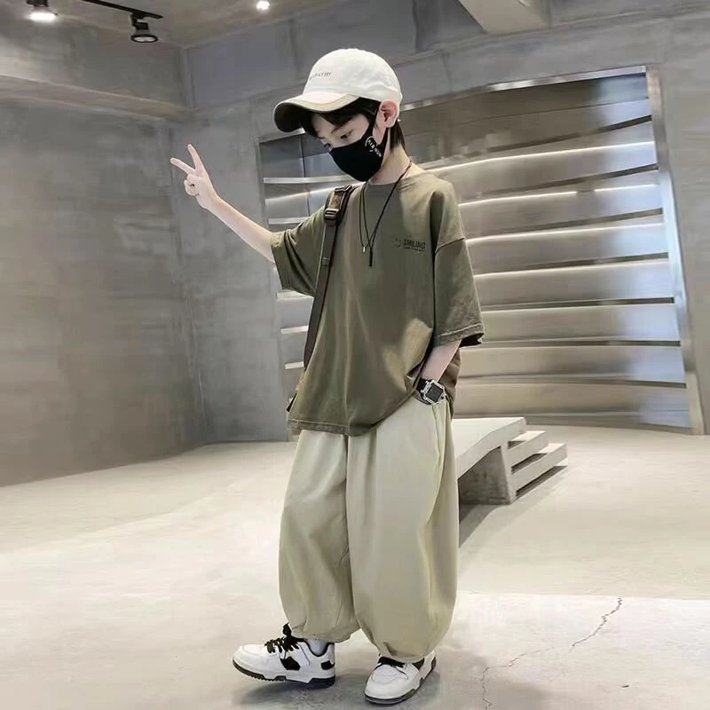 【纯棉高货】极简舒适时尚宽松休闲韩版套装