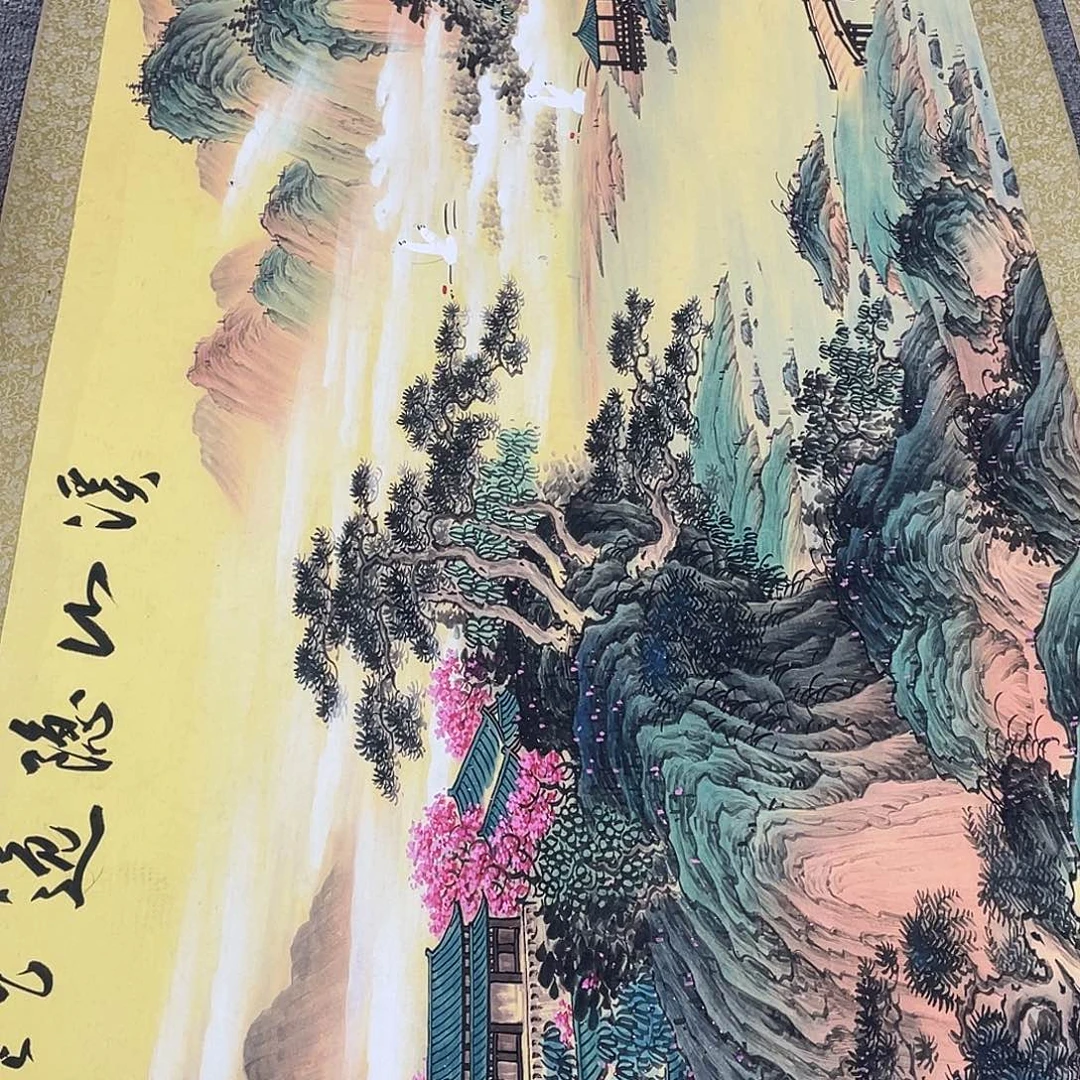 国画老师手笔手绘作品y