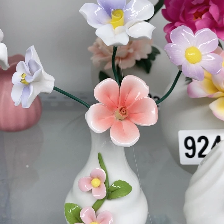 陶瓷手工制作陶瓷花
