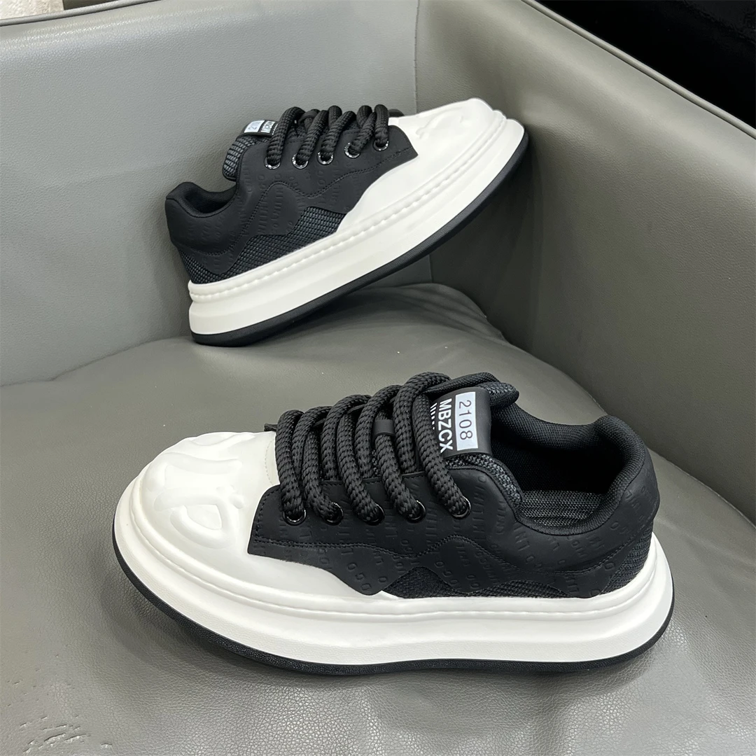 DMXUXM巴黎『设计风』新品好物~力荐！新款厚底时尚运动休闲小白鞋男