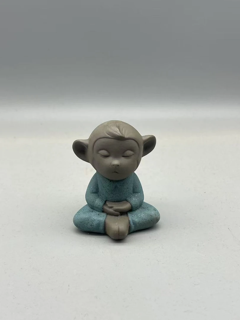 紫砂茶宠小猴个性摆件