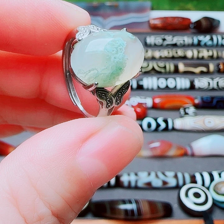 玛瑙/玉髓合金珠宝半成品