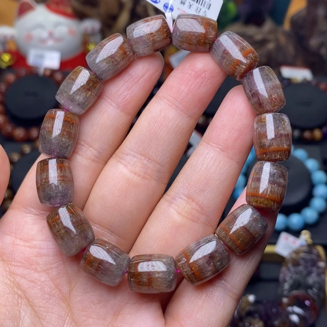 水晶A021老料极光桶珠单圈10m m未镶嵌