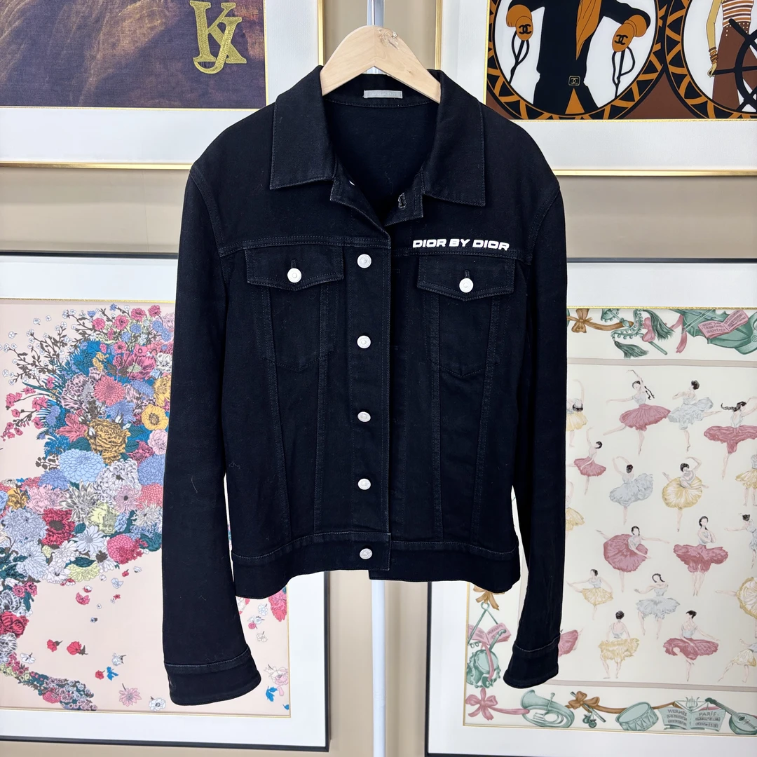 95新 DIOR/迪奥 迪奥黑色牛仔外套/kk0048