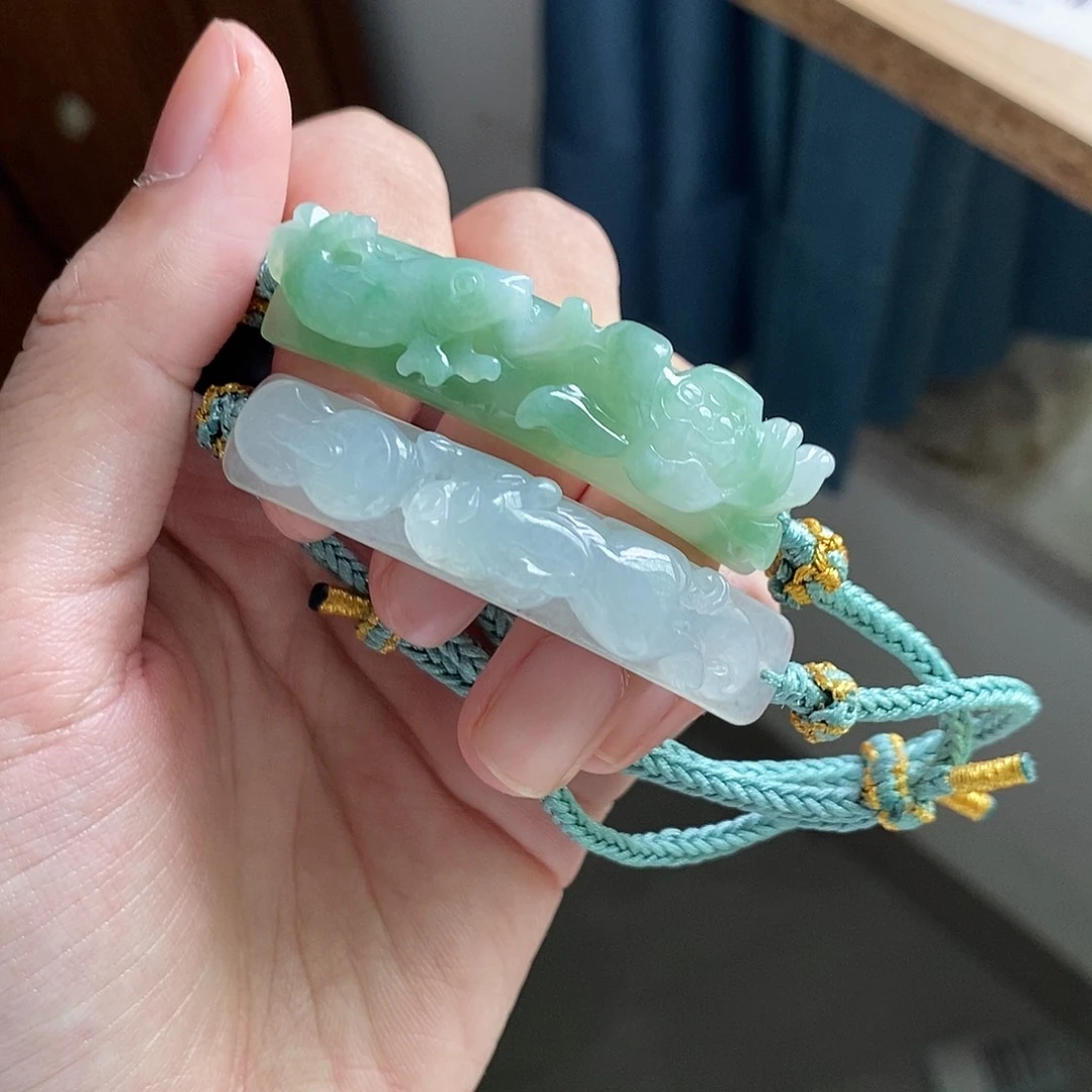 【闪购商品】颈饰未镶嵌翡翠破****蝶天然缅甸A货翡翠