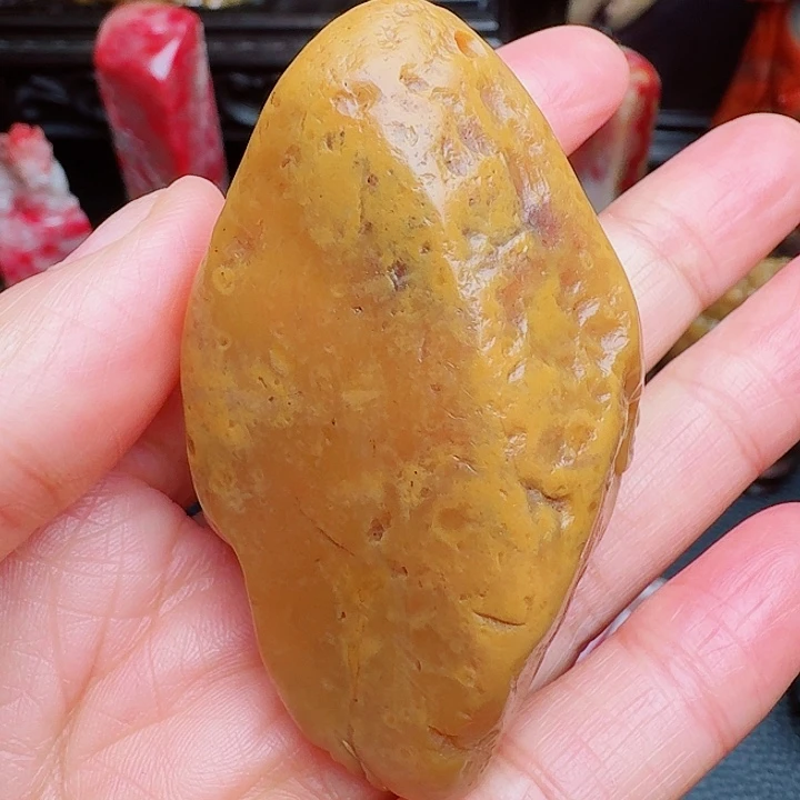 田黄石精品昌化田黄把件