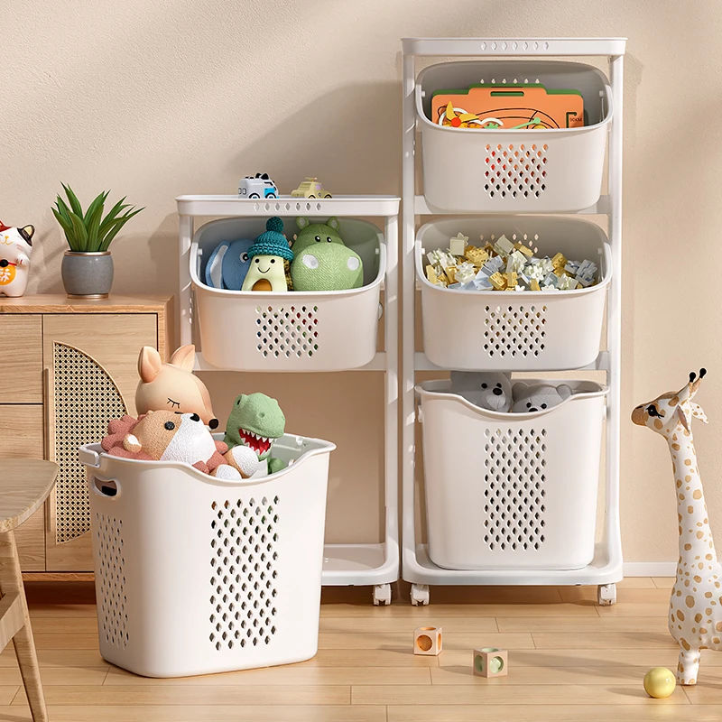 俏洁落地大容量脏衣篮收纳筐浴室洗衣篓卫生间特大号储物脏衣篓