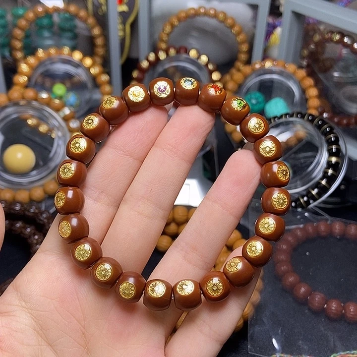 猴头核桃手串毕业满标直切9.7mm左右