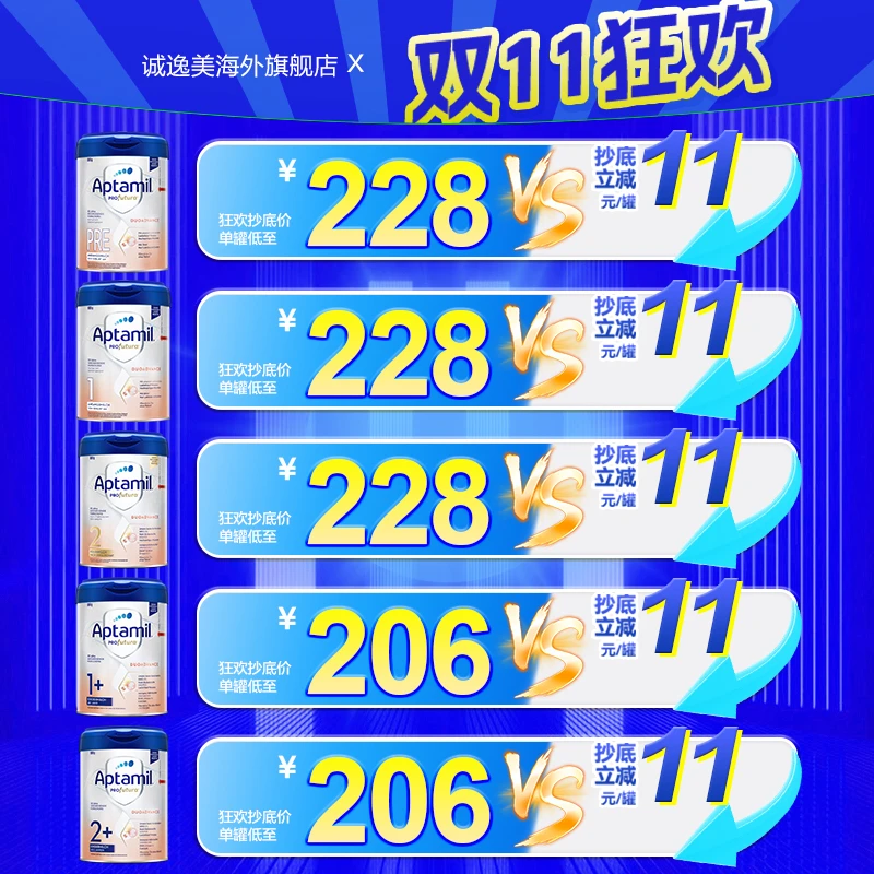 「消费券500-60」德版营养配方进口小孩奶粉宝宝奶粉【无贴无积分】