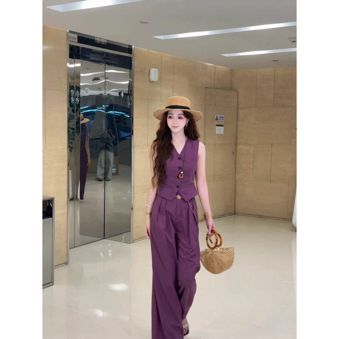 冉冉定制●【高雅秘韵】时尚休闲两件套LUX5TZ2583（不含腰链和胸针）