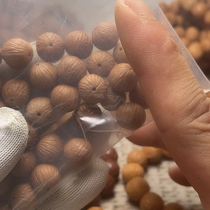 猴头核桃手串碧****人全品无瑕