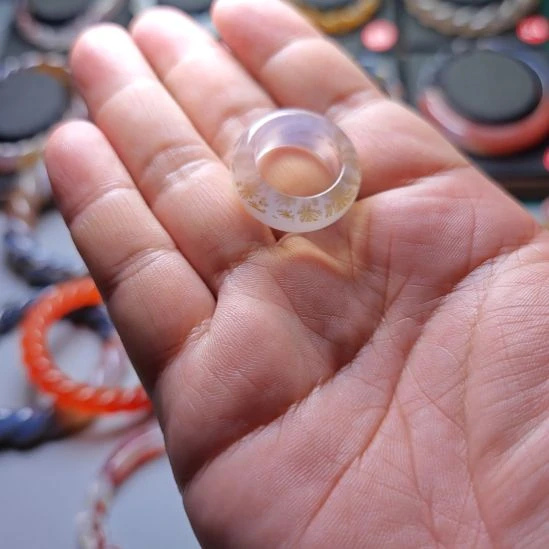 玛瑙/玉髓手镯未镶嵌幻*