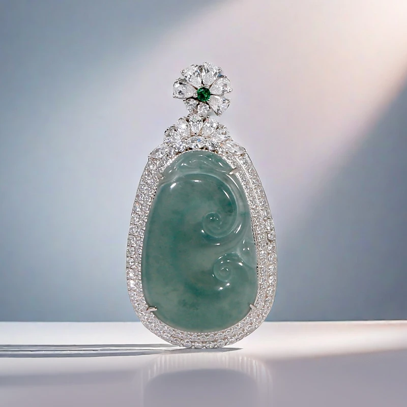 恭王府官方出品 危料如意 翡翠吊坠