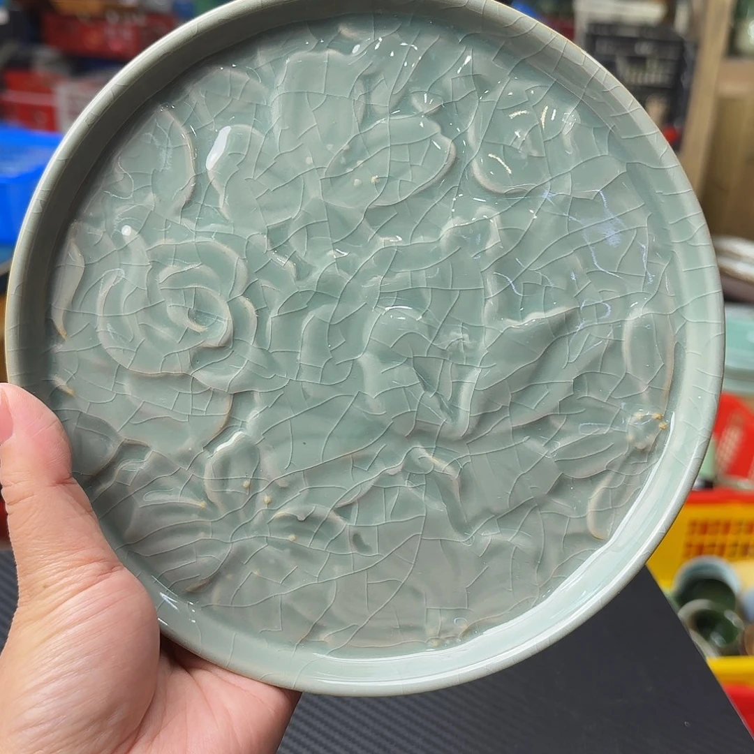 龙泉敬悦青瓷品茗杯微瑕