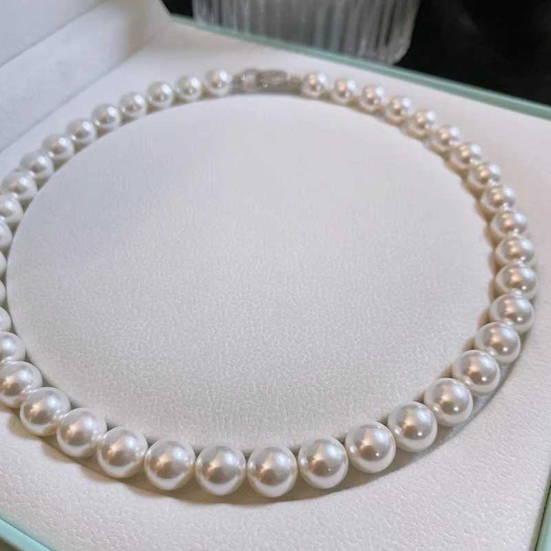 9-10mm 淡水珍珠 琉璃曼塔珍珠项链