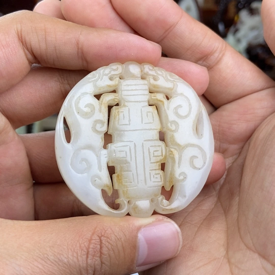 和田玉挂件未镶嵌方**上